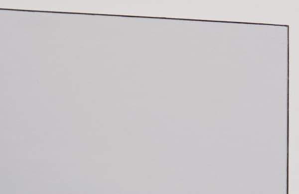 Made in USA - 1 Piece, 10" Wide x 20" Long Plastic Shim Stock Sheet - Clear (Color), ±10% Tolerance - Exact Industrial Supply