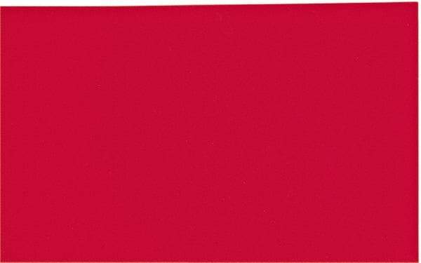Made in USA - 1 Piece, 20" Wide x 20" Long Plastic Shim Stock Sheet - Red, ±10% Tolerance - Exact Industrial Supply