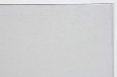 Made in USA - 1 Piece, 20" Wide x 20" Long Plastic Shim Stock Sheet - Clear (Color), ±10% Tolerance - Exact Industrial Supply