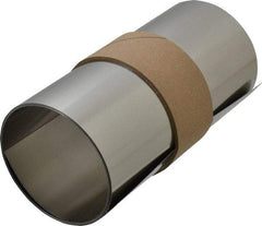 Made in USA - 1.25 m Long x 150 mm Wide x 0.3 mm Thick, Roll Shim Stock - Stainless Steel - Exact Industrial Supply