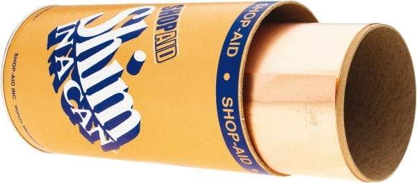 Made in USA - 100 Inch Long x 6 Inch Wide x 0.001 Inch Thick, Roll Shim Stock - Copper - Exact Industrial Supply