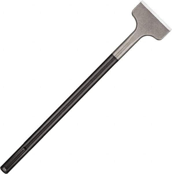 DeWALT - 3" Head Width, 16" OAL, 0.78" Shank Diam, Scaling Chisel - SDS Max Drive, SDS Max Shank, Steel - Exact Industrial Supply