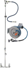 T&S Brass - 35' Spring Retractable Hose Reel - 300 psi, Hose Included - Exact Industrial Supply