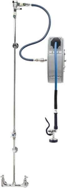 T&S Brass - 30' Spring Retractable Hose Reel - 300 psi, Hose Included - Exact Industrial Supply