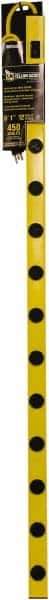 Woods PRO - 12 Outlets, 125 Volts, 15 Amps, 6' Cord, Power Outlet Strip - Keyhole Mount, 5-15 NEMA Configuration, 48-1/2" Strip, cULus - Exact Industrial Supply