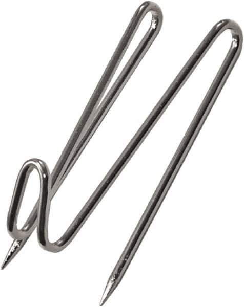 ADVANTUS - 25 Hooks, 1" Long x 1" Deep, Metal Hook Panel - 2-1/2" High - Exact Industrial Supply