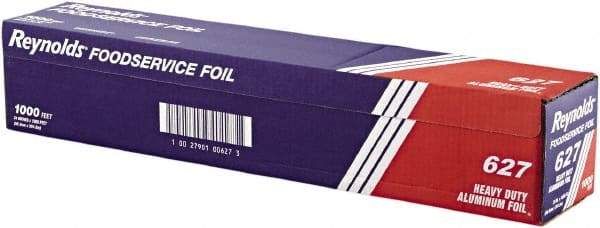 Reynolds - Heavy Duty Aluminum Foil Roll, 24" x 1,000', Silver - Use with Food Protection - Exact Industrial Supply
