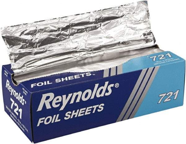 Reynolds - Interfolded Aluminum Foil Sheets, 12 x 10-3/4, Silver, 500/Box, 6 Boxes/Carton - Use with Food Protection - Exact Industrial Supply