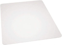 Ability One - 60" Long x 60" Wide, Chair Mat - Rectangular, Beveled Edge Style - Exact Industrial Supply