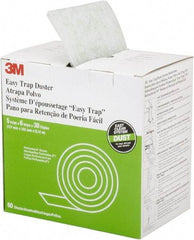 Ability One - 6" Long x 5" Wide Synthetic Duster Cut-to-Length Roll - Snap-On, White - Exact Industrial Supply