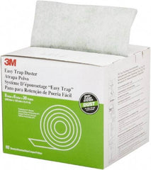 Ability One - 6" Long x 8" Wide Synthetic Duster Cut-to-Length Roll - Snap-On, White - Exact Industrial Supply