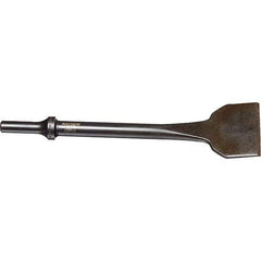 Mayhew - 2" Head Width, 8-1/2" OAL, Scraper Punch - Round Drive, Round Shank, Steel - Exact Industrial Supply