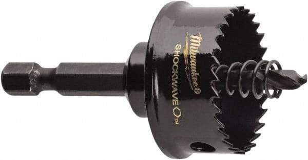 Milwaukee Tool - 1-1/4" Diam, 5/8" Cutting Depth, Hole Saw - Bi-Metal Saw, Toothed Edge - Exact Industrial Supply