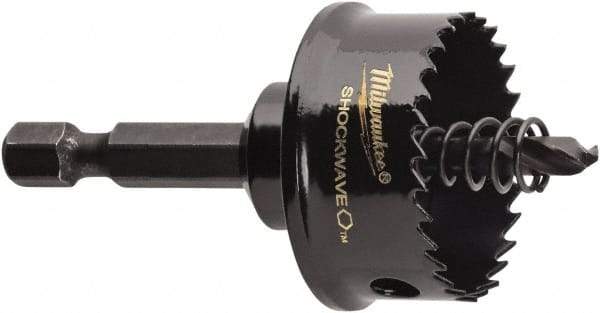 Milwaukee Tool - 1-1/8" Diam, 5/8" Cutting Depth, Hole Saw - Bi-Metal Saw, Toothed Edge - Exact Industrial Supply