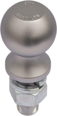 Vestil - 2-5/16" Diam, 2-1/2" Shank Length, Hitch Ball - 1" Shank Diam, 5,000 Lb Capacity, Chrome - Exact Industrial Supply