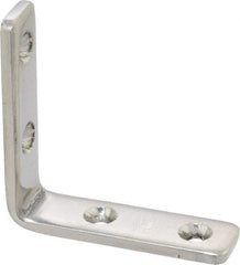 Sugatsune - 1-13/16" Long x 1/2" Wide, 18-8 Stainless Steel, Corner Brackets - Exact Industrial Supply