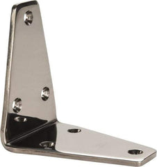 Sugatsune - 3-5/32" Long x 1-31/32" Wide, 18-8 Stainless Steel, Wide Corner Brackets - Exact Industrial Supply