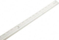 Knape & Vogt - Anachrome Steel Coated Double Slot Standard Bracket - 48" Long - Exact Industrial Supply