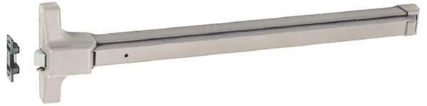 Yale - 36" Long Panic Rated, Series 7100 Exit Device Flatbar - Brushed Stainless (32D), Grade 1 - Exact Industrial Supply