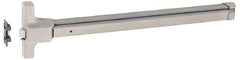 Yale - 36" Long Panic Rated, Series 2100 Flatbar - Sprayed Aluminum, Grade 1 - Exact Industrial Supply