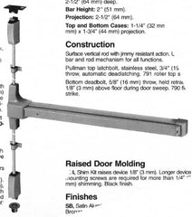 Yale - Flatbars Hand: RHR Rating: Fire Rated - Exact Industrial Supply