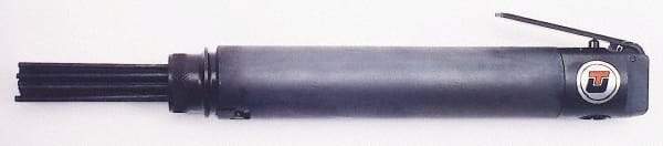 Universal Tool - 9,000 BPM, 1" Bore Diam, Pneumatic Pistol Grip Needle Scaler - 1/8" Needle Diam, 7" Needle Length, 12 CFM, 90 psi, 1/4 NPT Inlet - Exact Industrial Supply
