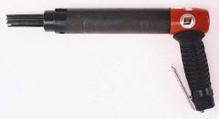 Universal Tool - 3,400 BPM, 1" Bore Diam, Pneumatic Pistol Grip Needle Scaler - 1/8" Needle Diam, 7" Needle Length, 12 CFM, 90 psi, 1/4 NPT Inlet - Exact Industrial Supply