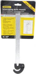 General - Basin Wrenches Style: Telescoping Minimum Pipe Capacity: 3/8 (Inch) - Exact Industrial Supply