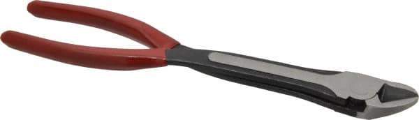 Proto - 11-1/8" OAL, 1-1/8" Capacity, Diagonal Cutter - 1" Jaw Length x 63/64" Jaw Width, Oval/Angled Head, Plastisol Handle - Exact Industrial Supply