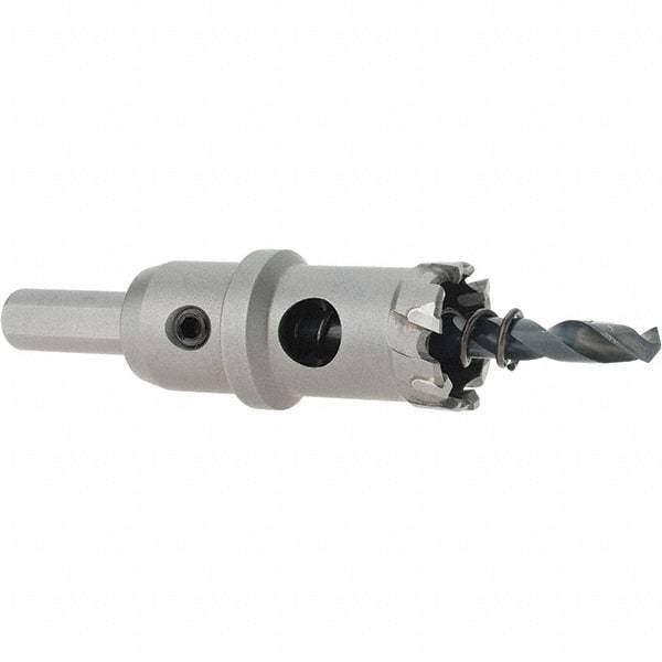 Value Collection - 7/8" Diam, 1" Cutting Depth, Hole Saw - Carbide-Tipped Saw - Exact Industrial Supply