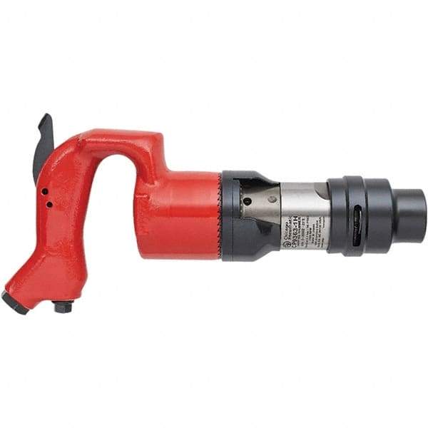Chicago Pneumatic - 2,750 BPM, 1" Stoke Length, Pneumatic Chipping Hammer - 28 CFM, 3/8 NPT - Exact Industrial Supply
