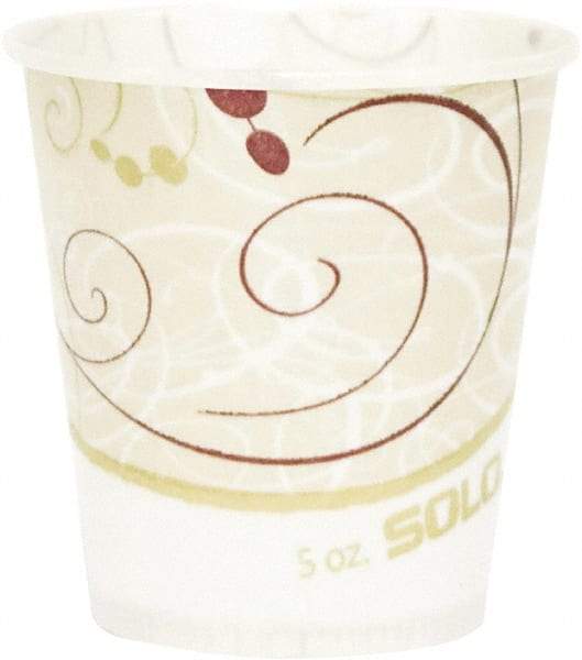 Solo - Paper Water Cups, Waxed, 5 oz, 100/Bag, 30 Bags/Carton - Multicolor - Exact Industrial Supply