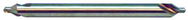 #6 x 6 OAL 60° High Speed Steel Center Drill-Long - Exact Industrial Supply