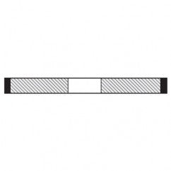 4-1/8X.188 BZ150M75BAT1/4 - Exact Industrial Supply