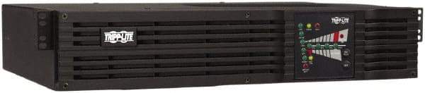 Tripp-Lite - 15 Amp, 1,000 VA, Tower & Rack Mount Online Backup Uninterruptible Power Supply - Backup 4-1/2 min with Full Load & 14 min with Half Load, 120 VAC Input & Output, 800 Watt Output, 1 Phases, 6 Outlets - Exact Industrial Supply