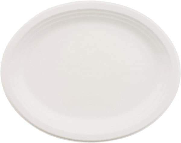 Chinet - Chinet Paper Dinnerware, Oval Platter, 9-3/4 x 12-1/2 - White - Exact Industrial Supply