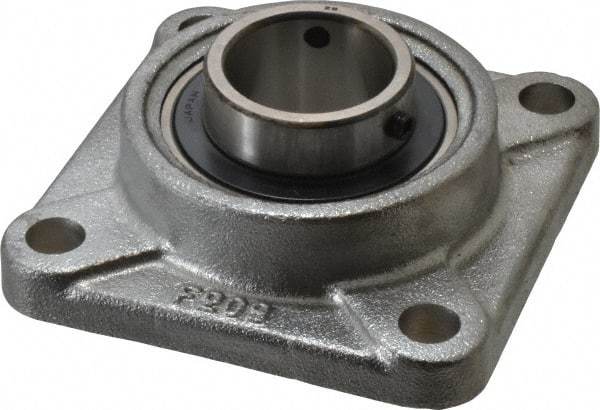 Value Collection - 5-13/32" OAL4-Bolt Flange - Steel - Exact Industrial Supply