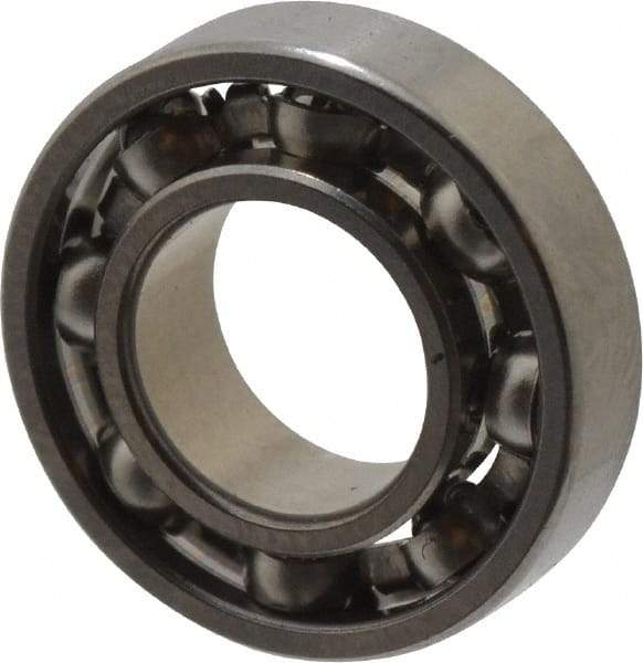Value Collection - 5/64" Bore Diam, 1/4" OD, Open Miniature Radial Ball Bearing - 3/32" Wide, 1 Row, Round Bore, 23 Lb Static Capacity, 70 Lb Dynamic Capacity - Exact Industrial Supply