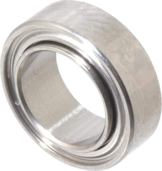 Value Collection - 5/16" Bore Diam, 1/2" OD, Double Shield Miniature Radial Ball Bearing - 5/32" Wide, 1 Row, Round Bore, 52 Lb Static Capacity, 122 Lb Dynamic Capacity - Exact Industrial Supply