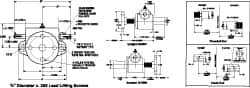 Duff-Norton - 1 Ton Capacity, 12" Lift Height, Upright Mechanical Screw Actuator - Clevis End - Exact Industrial Supply