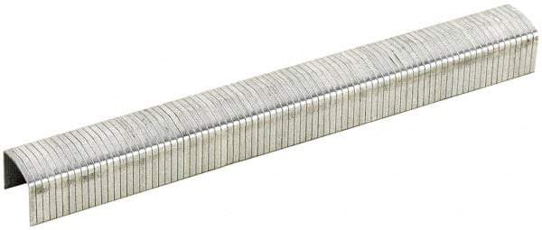 Stanley Bostitch - 3/8" Long x 7/16" Wide, 19 Gauge Crowned Construction Staple - Steel, Galvanized Finish - Exact Industrial Supply