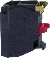 Square D - NC, Multiple Amp Levels, Electrical Switch Contact Block - 120 VAC, 125 VDC, 240 VAC, 250 VDC, and 600 VAC/VDC, Screw Terminal, 22mm Hole, For Use with XB4, XB5 - Exact Industrial Supply