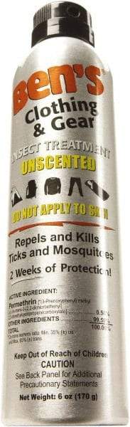 Ben's - 6 oz 0.5% Permethrin Continuous Spray - For Mosquitos, Ticks, Biting Flies - Exact Industrial Supply