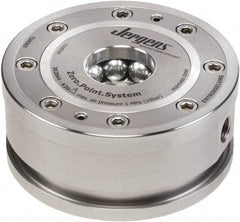 Jergens - ZPS Pneumatic CNC Quick Change Clamping Module - 1 Module Center, M77.5 Top Mount, 25 kN Retention Force, 50 bar (725 Lb/Sq In) Unlocking Pressure, 0.005mm Repeatability - Exact Industrial Supply