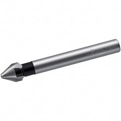 Walter-Titex - 16mm Head Diam, 10mm Shank Diam, 3 Flute 60° High Speed Steel Countersink - Exact Industrial Supply