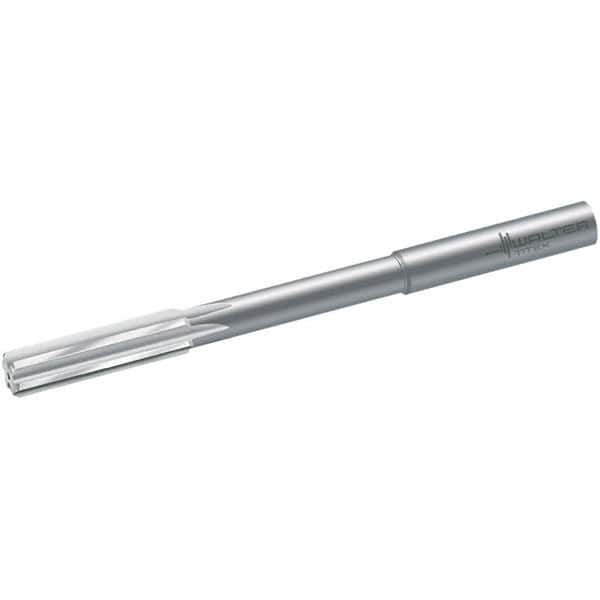 Walter-Titex - 8mm Solid Carbide 6 Flute Chucking Reamer - Straight Flute, 8mm Straight Shank, 33mm Flute Length, 117mm OAL - Exact Industrial Supply