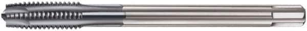 Walter-Prototyp - M14x1.50 Metric Fine, 5 Flute, TiCN Finish, Solid Carbide Spiral Point Tap - Plug Chamfer, Right Hand Thread, 100mm OAL, 21mm Thread Length, 11mm Shank Diam, 6HX Class of Fit, Series 8126006 - Exact Industrial Supply