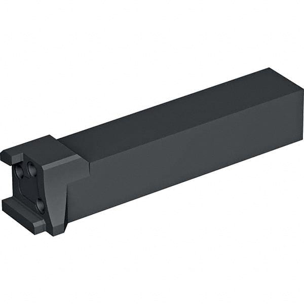 0.827″ Max Depth, 0.024″ to 0.197″ Width, External Left Hand Indexable Grooving/Cutoff Toolholder 4-1/2″ OAL, 3/4″ x 3/4″ Shank, Uses Multiple Insert Styles, MSS-E Toolholder