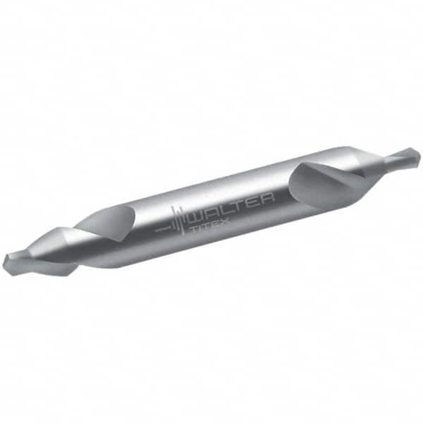 Walter-Titex - #6 Plain Cut 60° Incl Angle High Speed Steel Combo Drill & Countersink - Exact Industrial Supply
