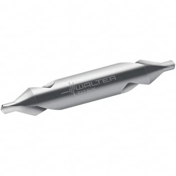 Walter-Titex - Metric Plain Cut 60° Incl Angle High Speed Steel Combo Drill & Countersink - Exact Industrial Supply